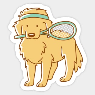 Tennis Player Sticker